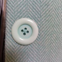 レディース　ウールコート　ブルー　Lサイズの画像