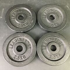 ダンベル 2点セット 金属製 2.5kg×4/1.25kg×4 筋トレ トレーニング エクササイズ 25l菊Eの画像