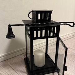 IKEA ボッルビー　ブロックキャンドル用ランタンの画像