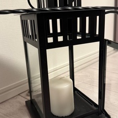 IKEA ボッルビー　ブロックキャンドル用ランタンの画像