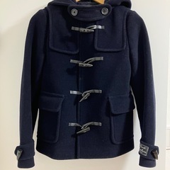 BYBC ∵パイルメルトンショートダッフルコート/ブラック・ネイビー ◆の画像