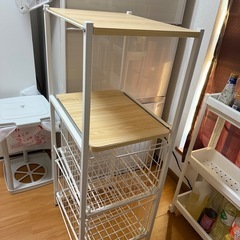 収納棚  炊飯器ラックの画像