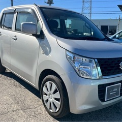 【支払総額17.8万円】h27年式 ワゴンR昇降シート車 車検令和9年12月 修復歴なし 機関良好 内外装良好 アイドリングストップ 試乗可能！ の画像