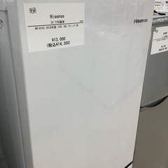 【6ヶ月間の動作保証付き】Hisense 2ドア冷蔵庫のご紹介です！の画像