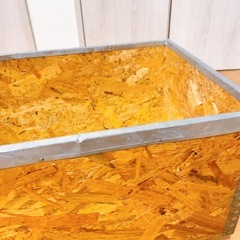 キャスター付きヴィンテージ調メタルフレームBOXの画像