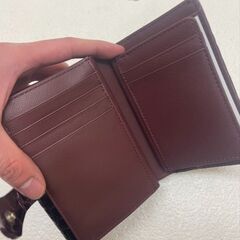 COCCO FIORE スピラ ウォレット EKSA 二つ折り財布 ワイン36 クロコ型押し 9170223 (E3782twkYM)の画像