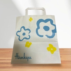 りくろーおじさんや阪急百貨店紙袋5枚の画像