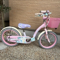 プリンセス　自転車　子供用　16インチの画像