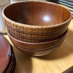木製　食器の画像