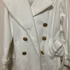 『値下げ』白コート の画像