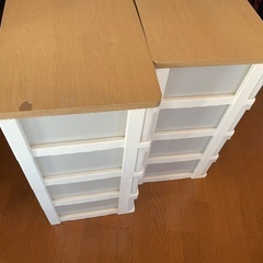 衣類収納引き出しケース2個セットの画像