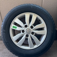日産純正C26アルミとスタッドレスタイヤの画像