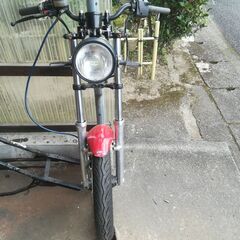 スーパーカブ改造テレスコ化　フロントフォークの画像