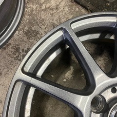 14インチアルミホイール2本　5J ＋45 ホットスタッフの画像