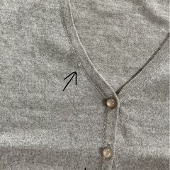 【訳ありタグ付】［KLEIN PLUS+］Vネックカーディガン38の画像