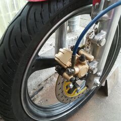 スーパーカブ改造テレスコ化　フロントフォークの画像