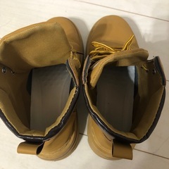 美品イエローブーツ　26センチの画像