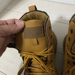 美品イエローブーツ　26センチの画像