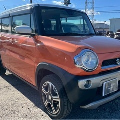 【支払総額27.8万円】お洒落な2トーンハスラー4WD車検令和9年12月機関良好 内外装良好 フルセグTV Bluetooth バックカメラ 修復歴無しの画像