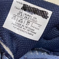 アシックス　17.5cm スニーカー　&上履きセット
の画像