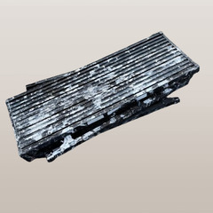 長谷川工業(Hasegawa) BLACK LABEL 脚部伸縮足場台 DRSWB-1200 ブラックタイプ4段の画像