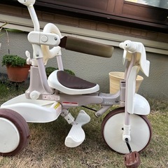 iimo 三輪車 ホワイトの画像