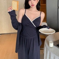 ルームウェア　パジャマ　ラフ　かわいい　3点セットの画像