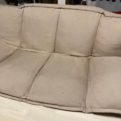 座椅子ソファ 2人掛け お譲りします の画像