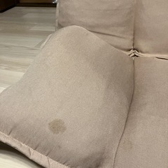 座椅子ソファ 2人掛け お譲りします の画像