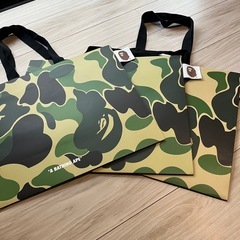 【A BATHING APE】ショッピングバック1枚　L 新品未使用の画像