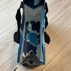 A BATHING APE 迷彩　カモブルー　ショッパーの画像
