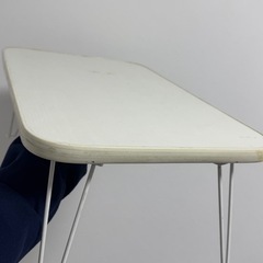 折りたたみテーブル コンパクト　45×30cm ホワイトの画像