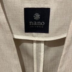 nano universe  春夏用ジャケット の画像