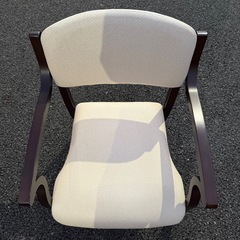低座面 木製 
サポートチェア 介護等に 座面高さ約30cmの画像