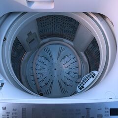 ２０２１年製　日立 HITACHI 全自動洗濯機 ビートウォッシュ 7kg ホワイト BW-V70Fの画像