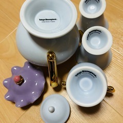 ディズニー 美女と野獣 ポット婦人 ティーセット4点セットの画像
