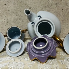 ディズニー 美女と野獣 ポット婦人 ティーセット4点セットの画像