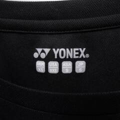 ヨネックス ドライシャツ プラシャツ 半袖 Tシャツ バドミントン HSBC BWF ワールドツアー ファイナル バンコク S ブラック ユニセックス YONEXの画像
