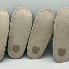 【中古品】緑 スリッパ 3足セットの画像