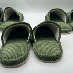 【中古品】緑 スリッパ 3足セットの画像