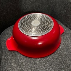 セラミック加工IH対応ガラス蓋付卓上鍋の画像