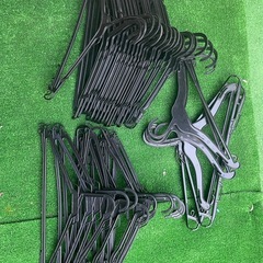 値下げしました！プラスチックハンガー　ワイヤーハンガー　まとめ売りの画像