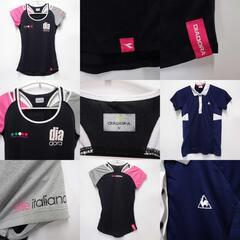 [6点セット] ディアドラ ルコック バボラ テニスウェア ドライシャツ タンクトップ プラシャツ ポロシャツ 半袖 長袖 M レディースの画像