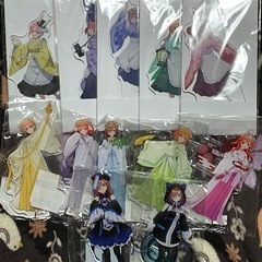 五等分の花嫁　フィギュアとアクリルスタンドセットの画像