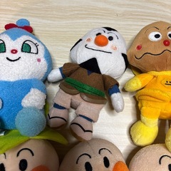 アンパンマン ぬいぐるみ まとめて 8点セット　引き取り希望 の画像
