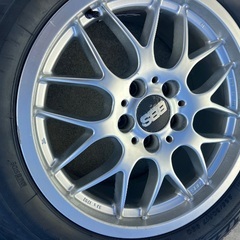 ブリザックVRX3 25年36週製造 新品225/60R17と中古BBS 8J-17+30 PCD112  4本セットの画像