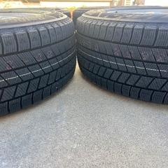 ブリザックVRX3 25年36週製造 新品225/60R17と中古BBS 8J-17+30 PCD112  4本セットの画像