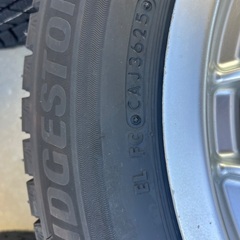 ブリザックVRX3 25年36週製造 新品225/60R17と中古BBS 8J-17+30 PCD112  4本セットの画像