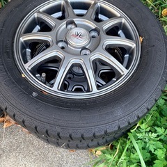 エブリイワゴン　スタッドレス　タイヤホイールセットの画像