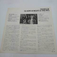 LP グラディス・ナイト＆ザ・ピップス BEST OF BUDDAH YX-7100-DAの画像